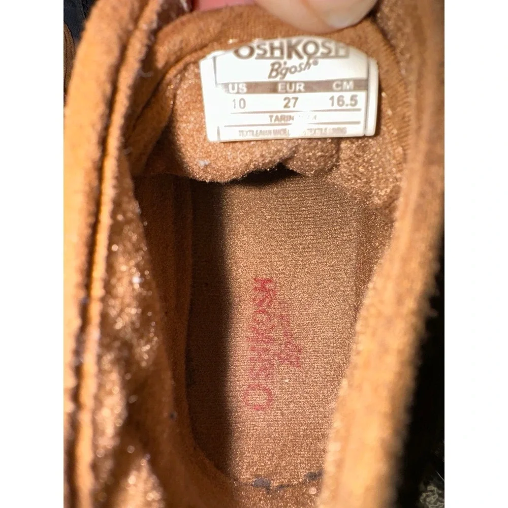OSHKOSH B'GOSH Boys 10‎ Brown Tarin Lace Up Boot